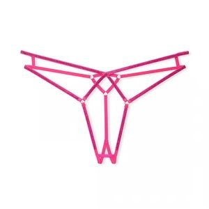 Victoria’s Secret Shine Strap Crotchless Panty